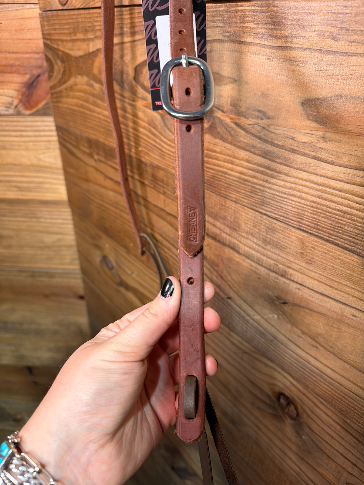 Cheaney 5/8" One Ear Oiled Headstall