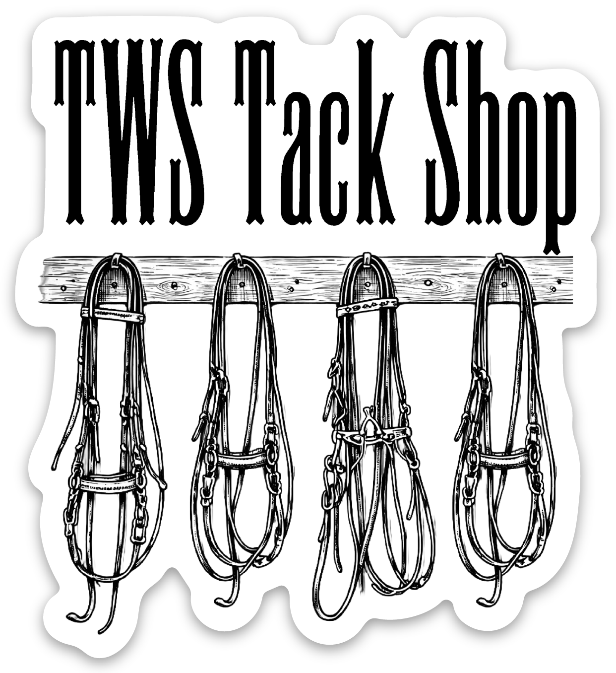 TWS Tack Shop Bridles Sticker