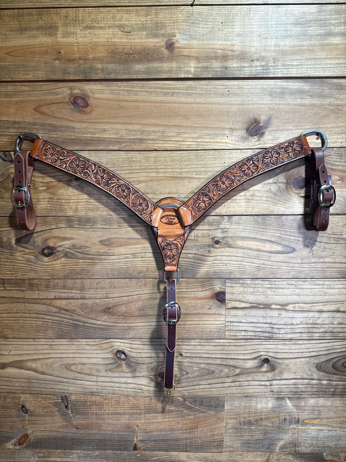 BC103 TWS 2" Antique Floral Breast Collar