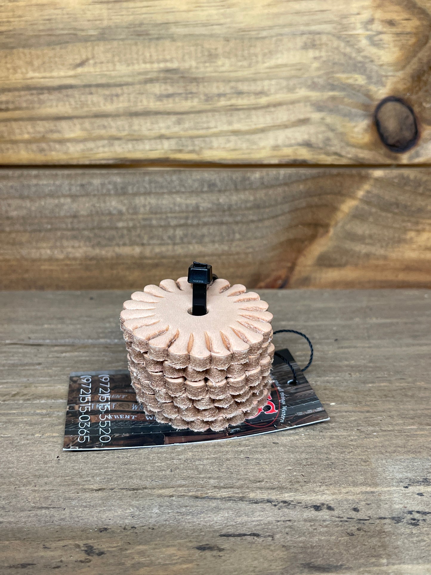 Set of 6 Leather Rosettes