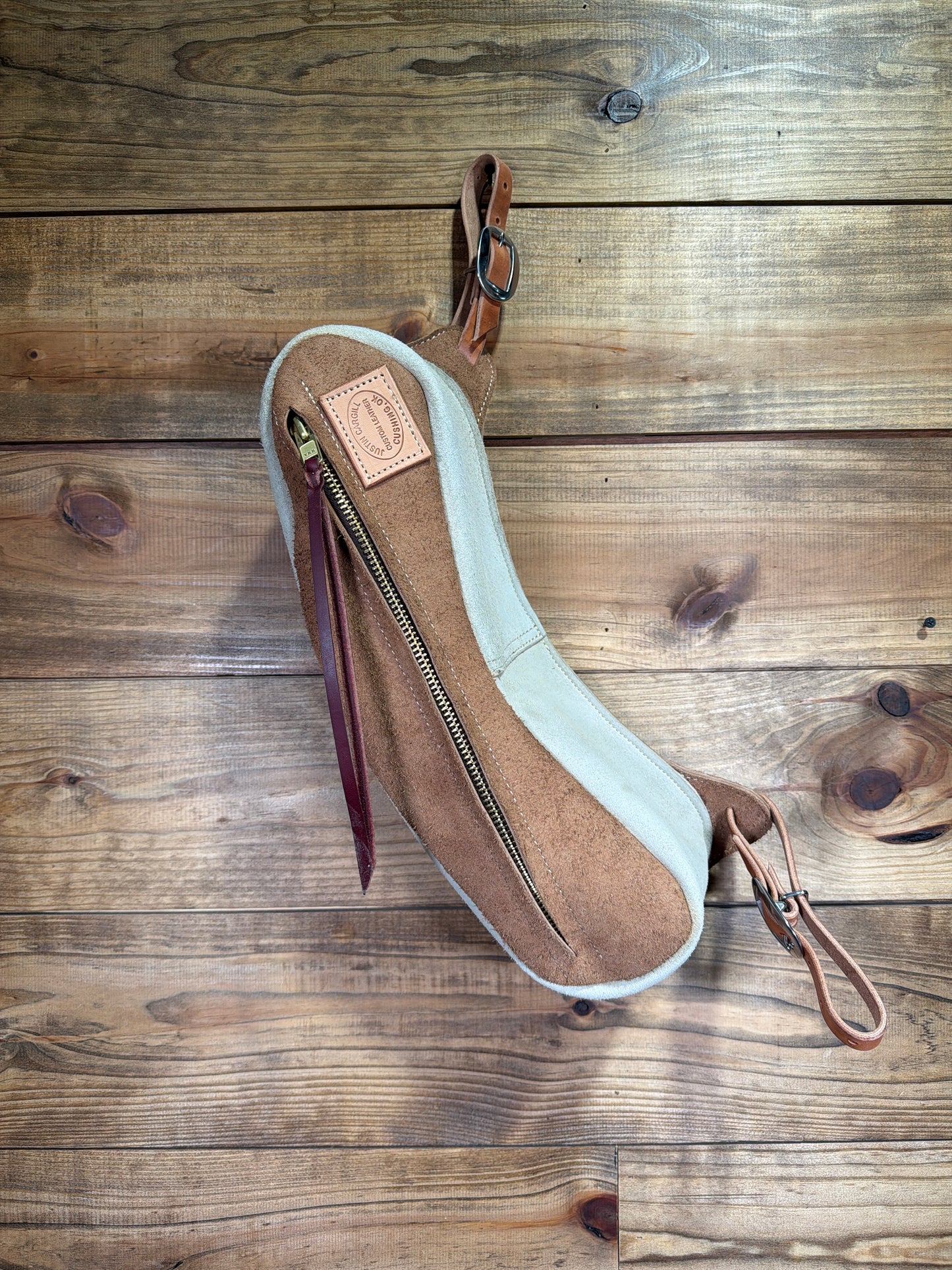 Cargill Cantle Bag Brown Roughout Face