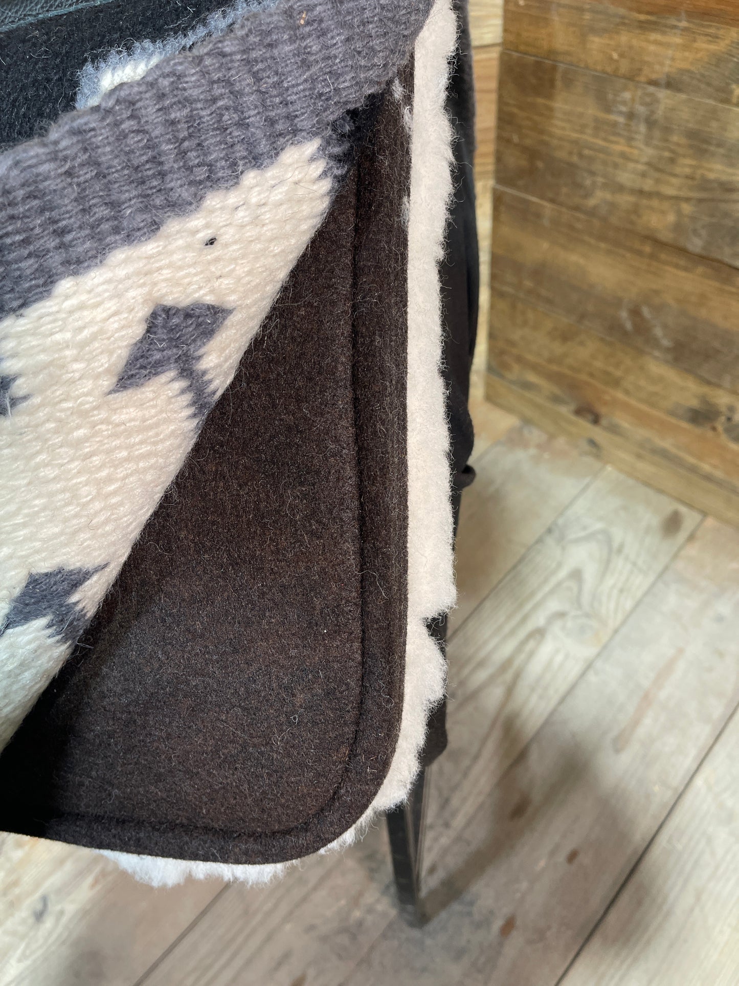 33 Best Ever 34X38 & 3/4" Fleece New Pueblo Gray Black