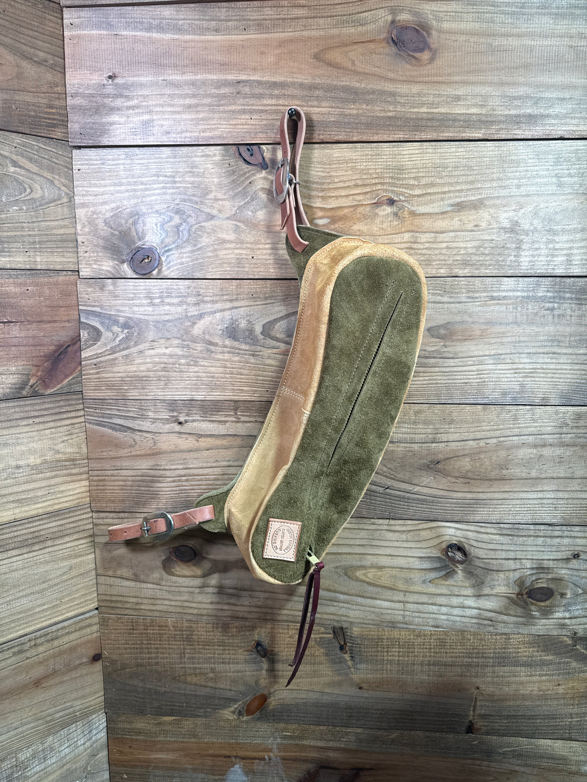 Cargill Cantle Roughout Honey Mustard w/ Military Green Face