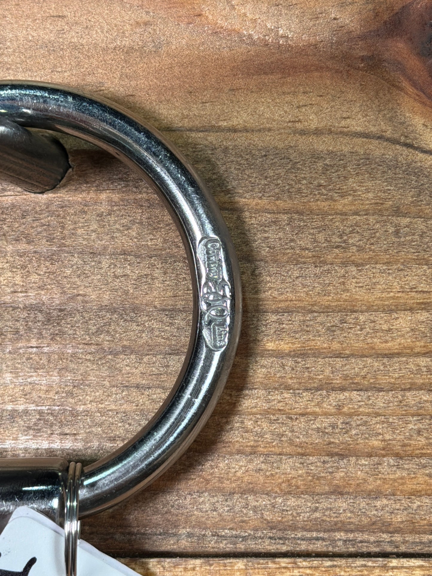 ISBIT163 Josh Ownbey Twisted Bars O-Ring Snaffle