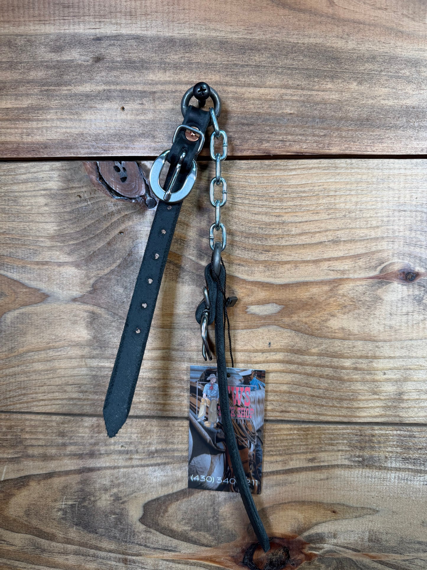 Cheaney 6 Link Black Cowboy Curb Chain