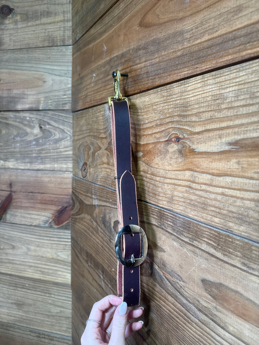 Bottom Breast Collar Tug w/ Brass Clip