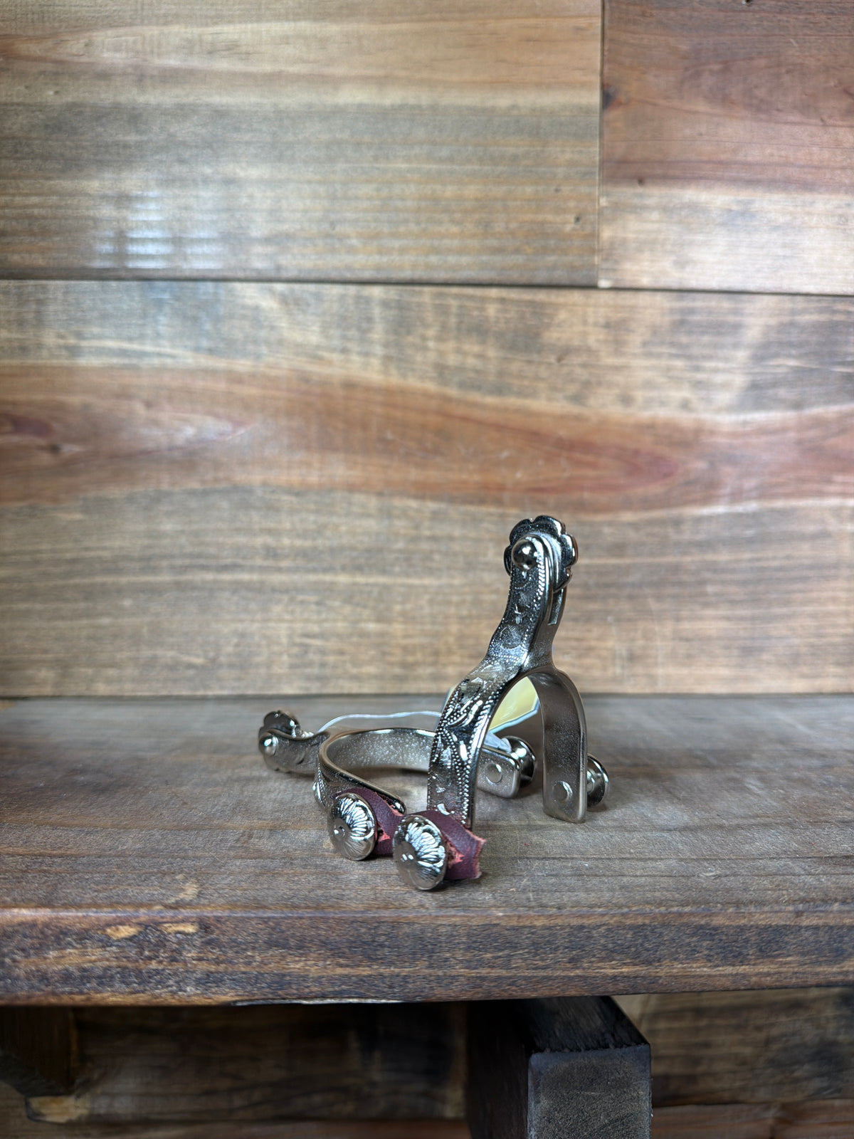 Toddler Silver Engraved Spurs