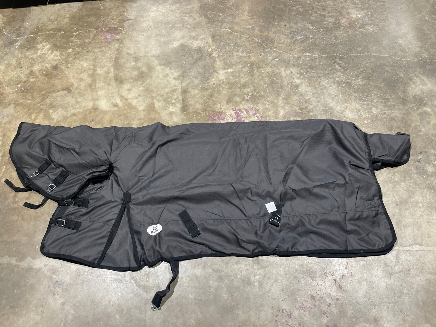 Gray Baker Horse Blanket