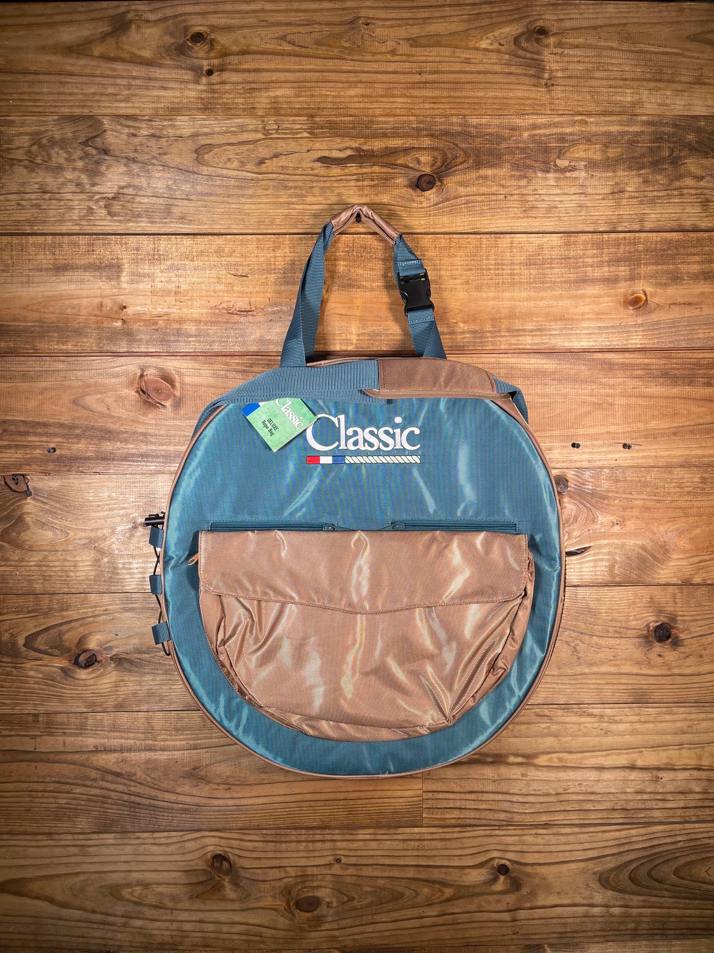 Classic Deluxe Rope Bag/ Ocean Wheat