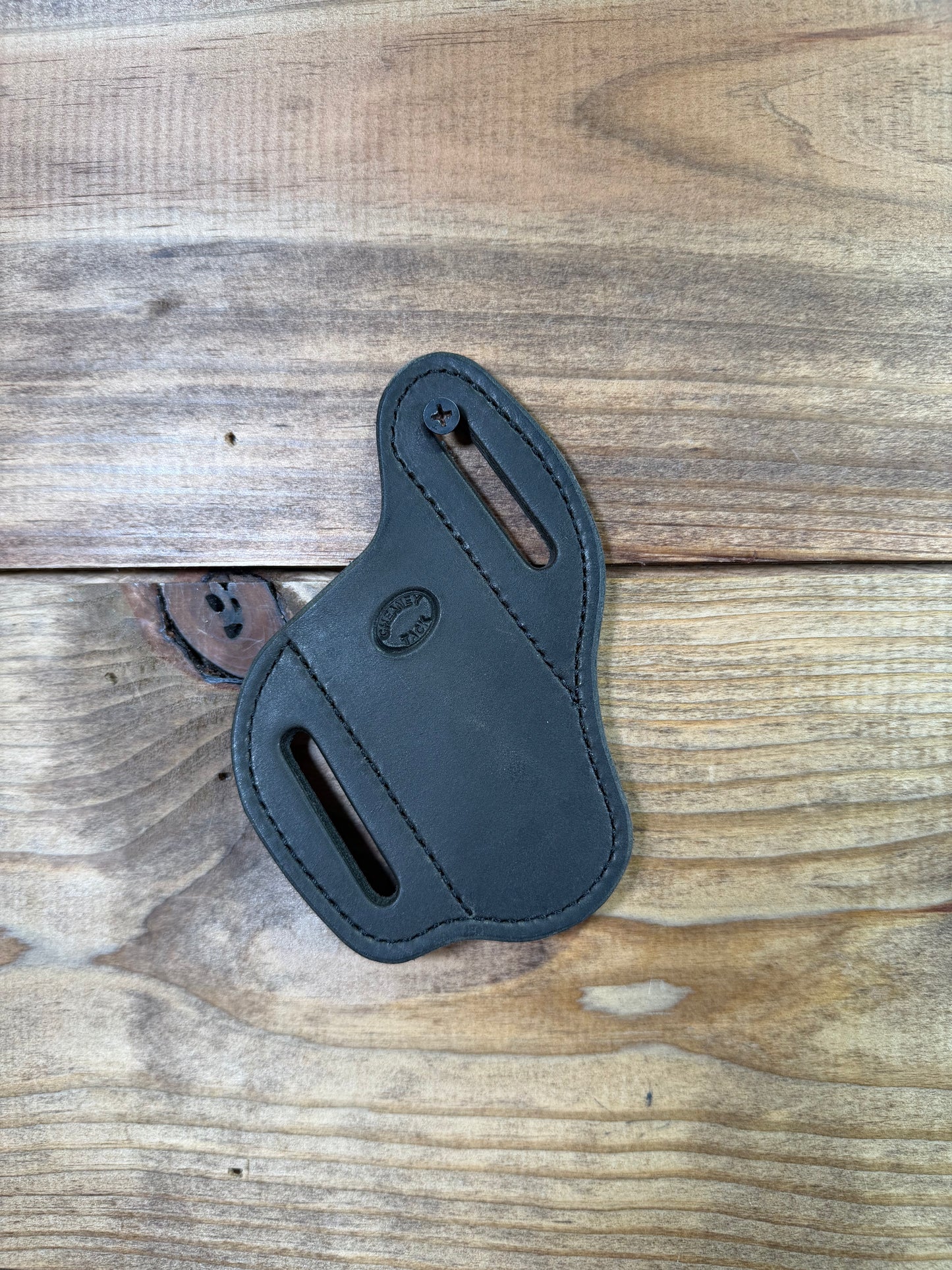 016 Cheaney 4" Knife Sheath Black w/ Black