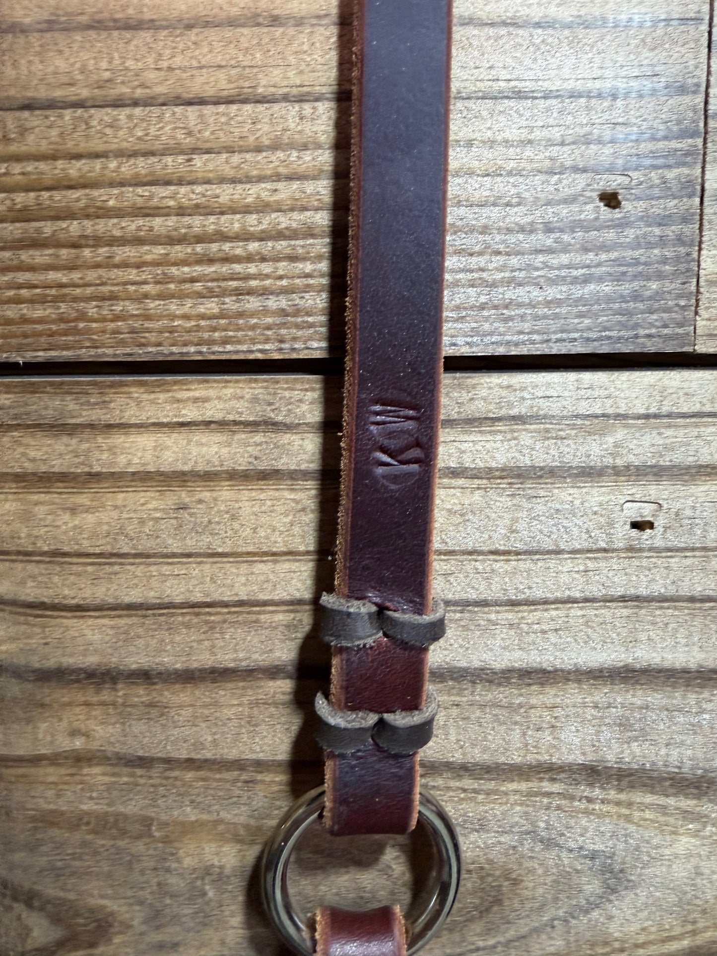 KW Leather 8ft Roping Reins Rings