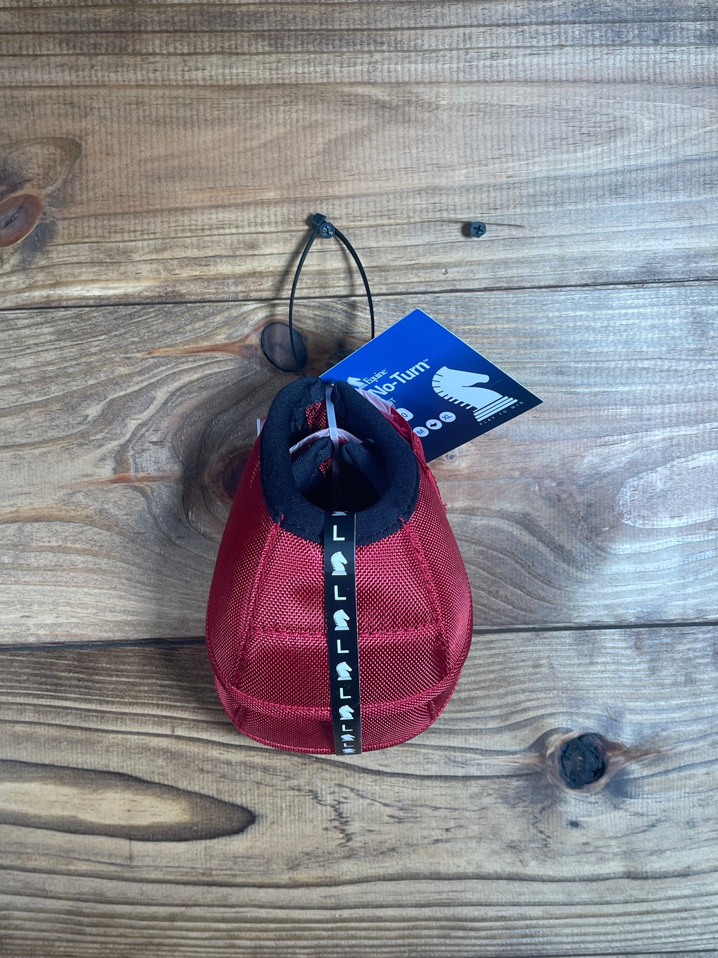 Classic Equine DY-NO Turn Bell Boots/ Crimson