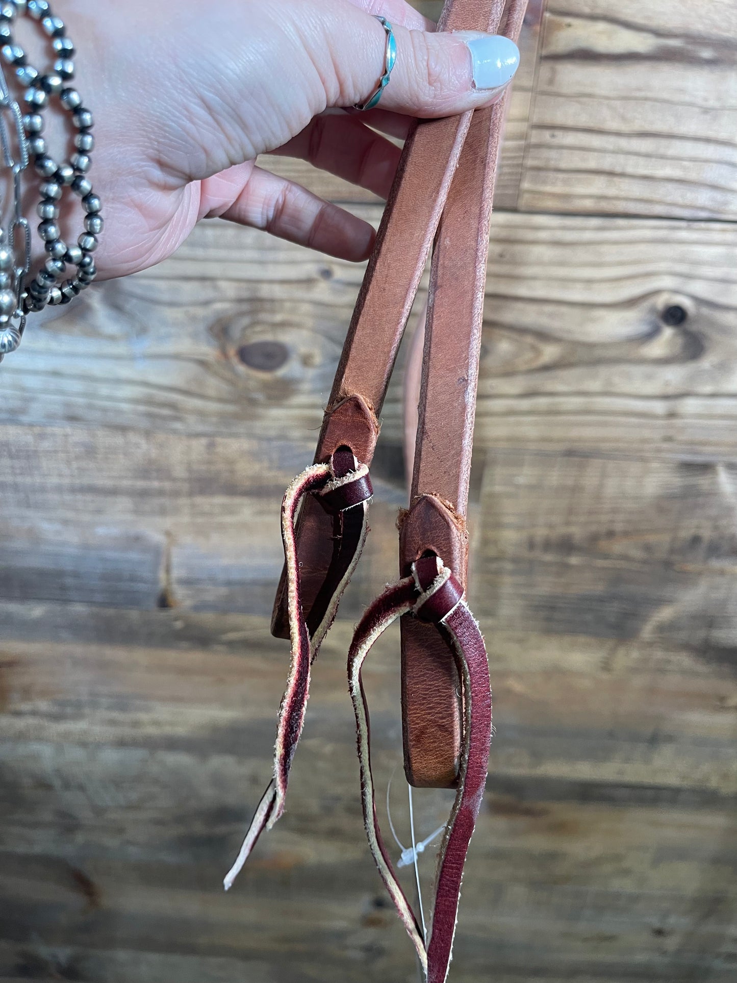 Natural 1/2" Split Reins