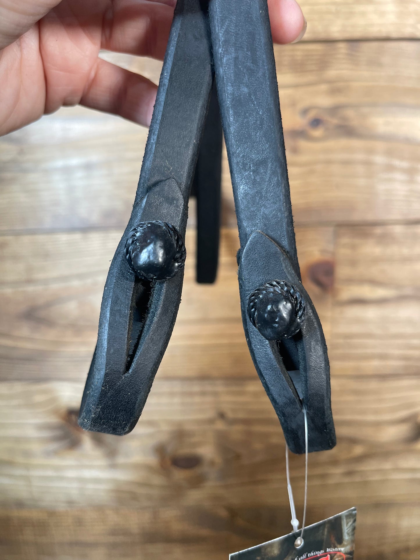 Cheaney Black Quick Change Roping Reins
