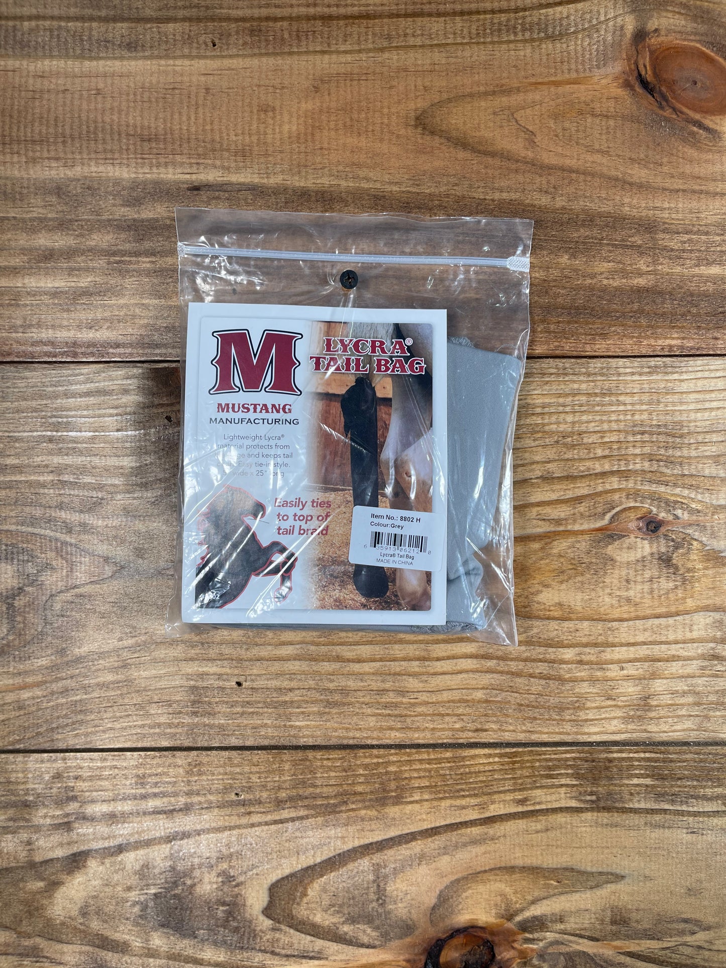 Mustang Lycra Tail Bag Gray