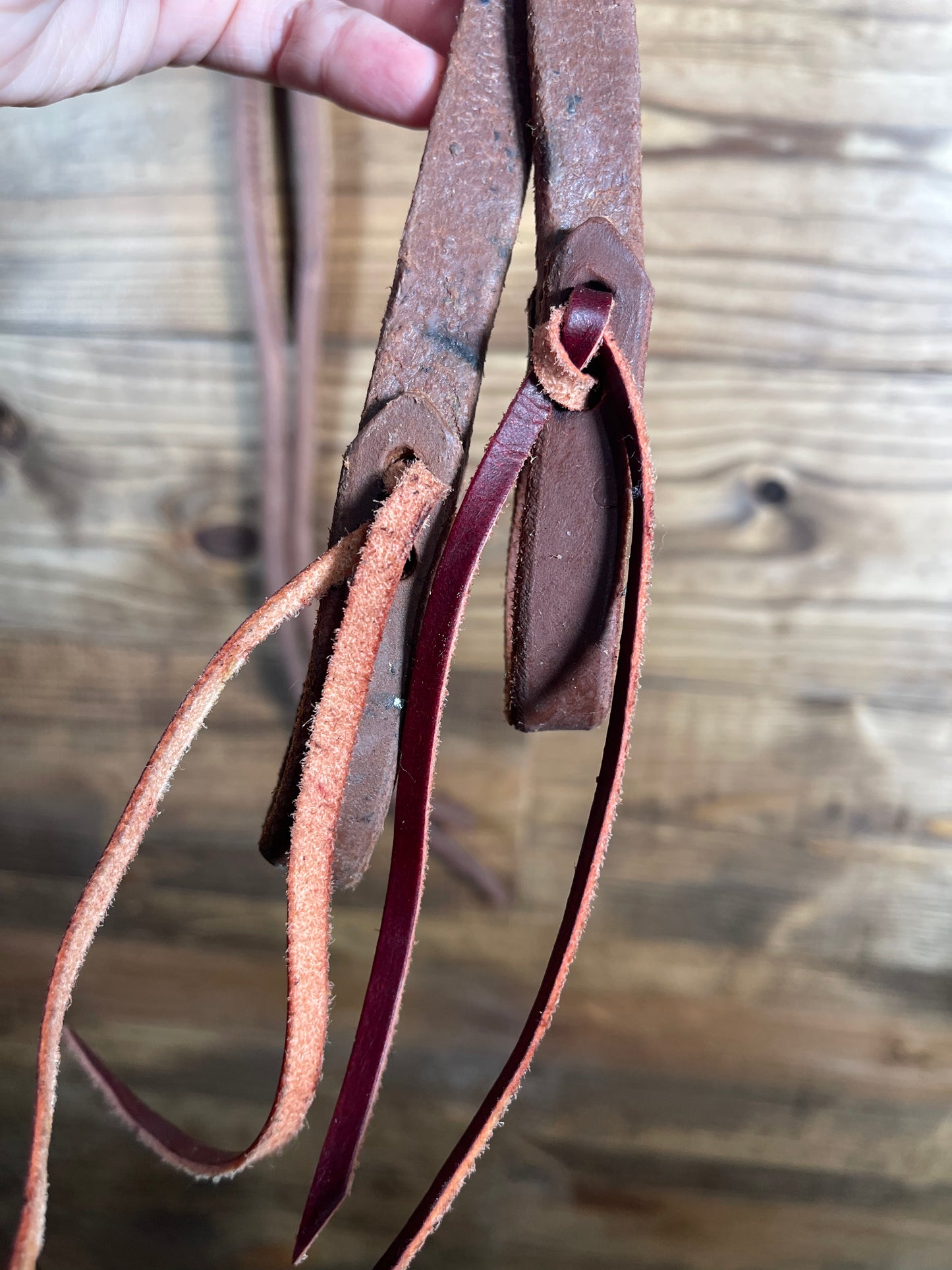 Oiled Weighted Split Reins