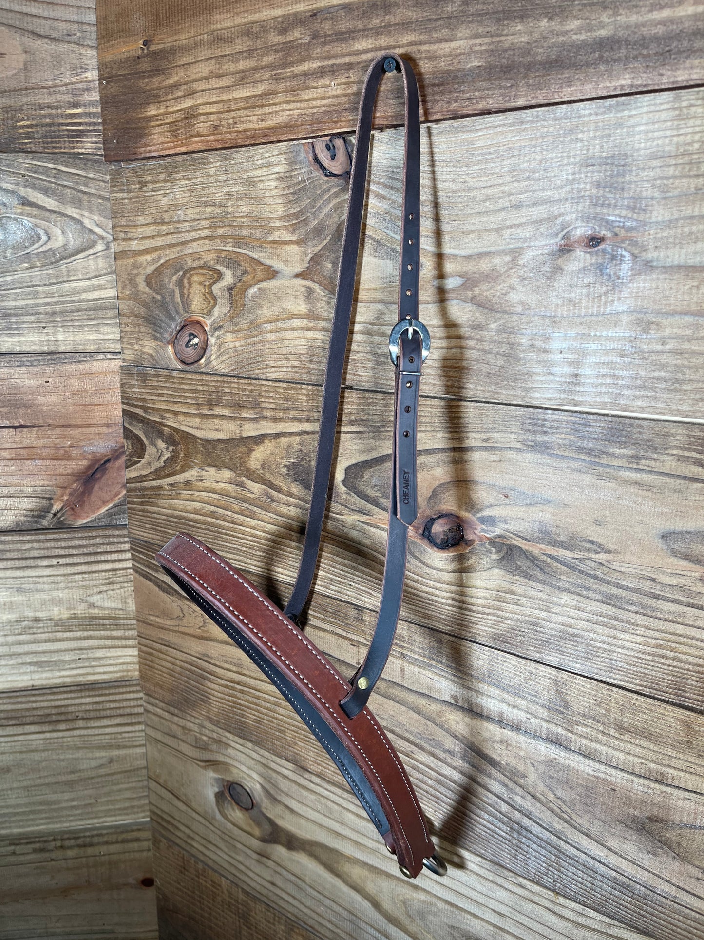 Cheaney Dark Oil Tie Down Noseband