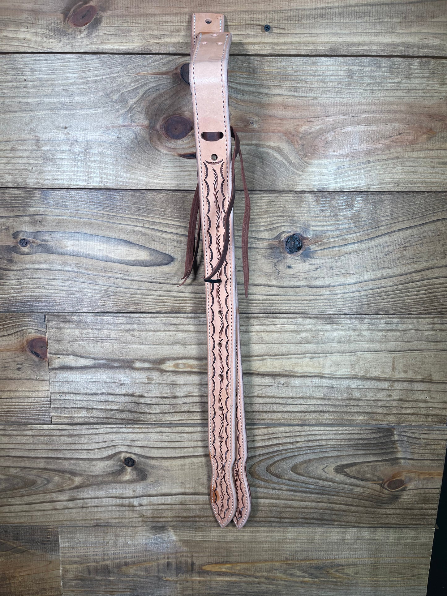 05 Leather Billet Set Antique