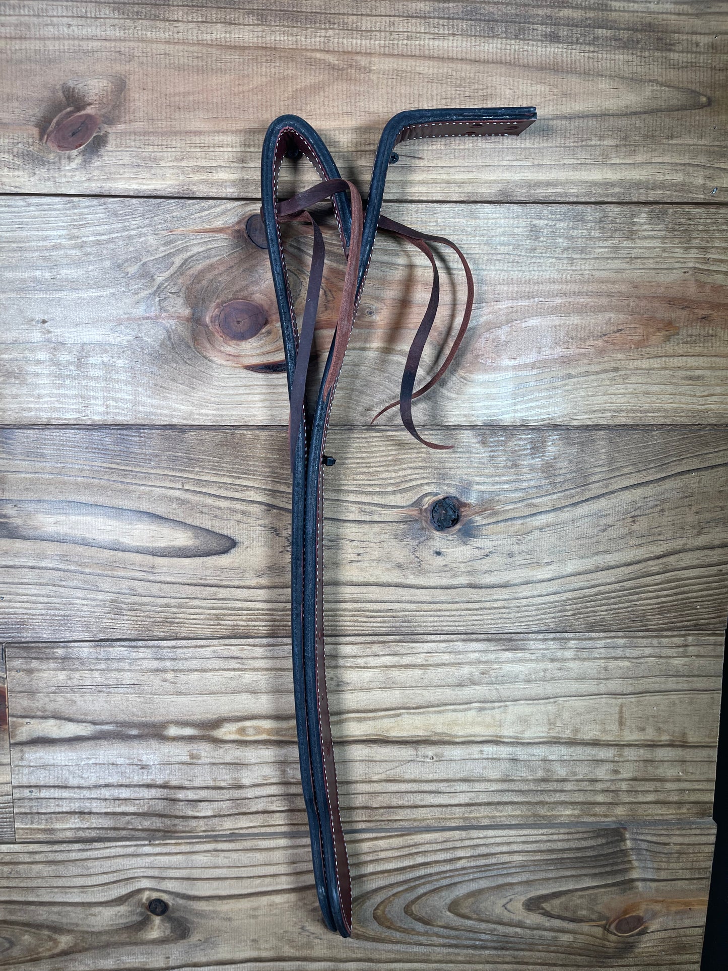 01 Leather Billet Set Black Dyed