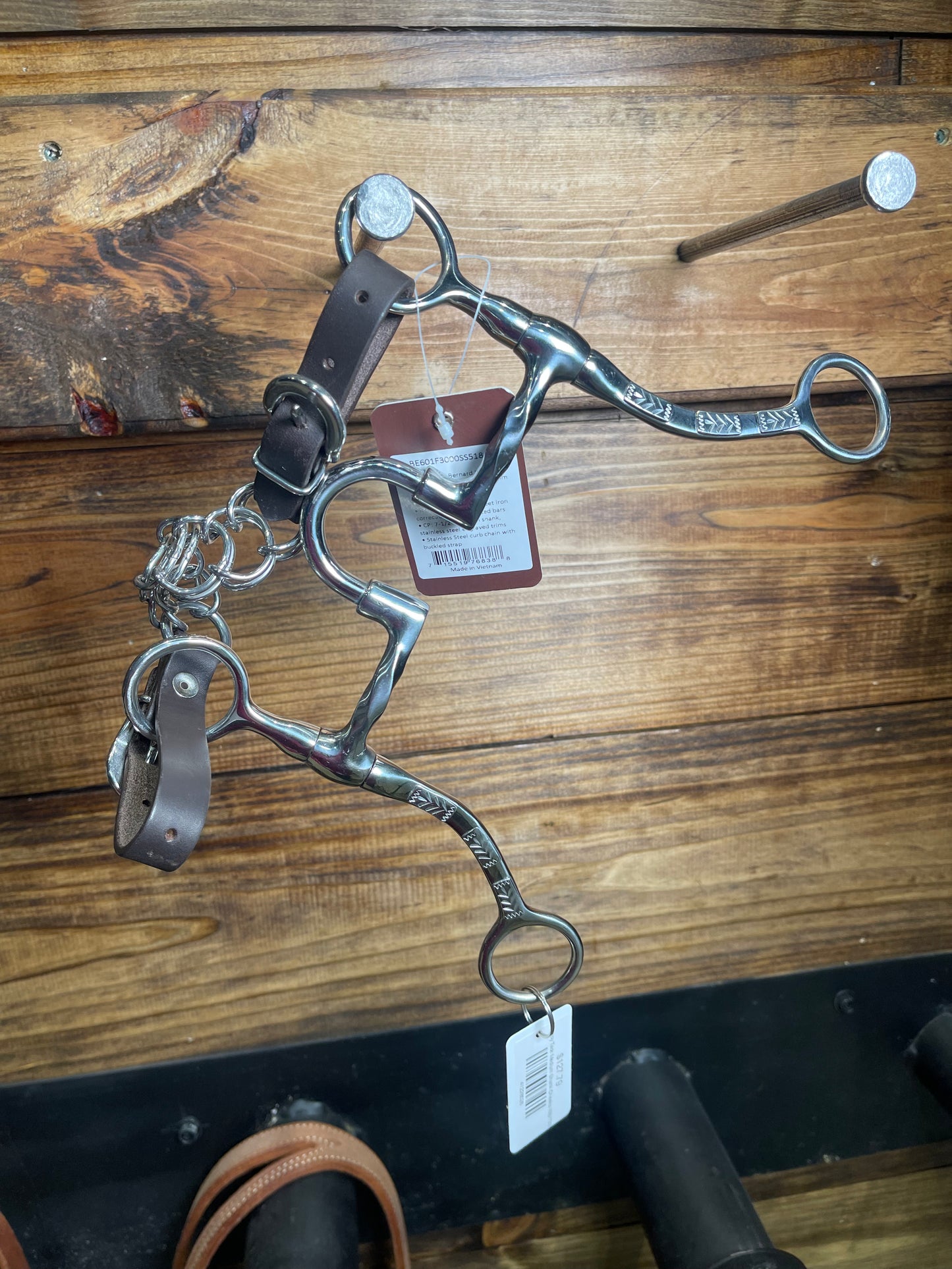 Cowboy Tack Medium Shank Cheeks ISBIT33