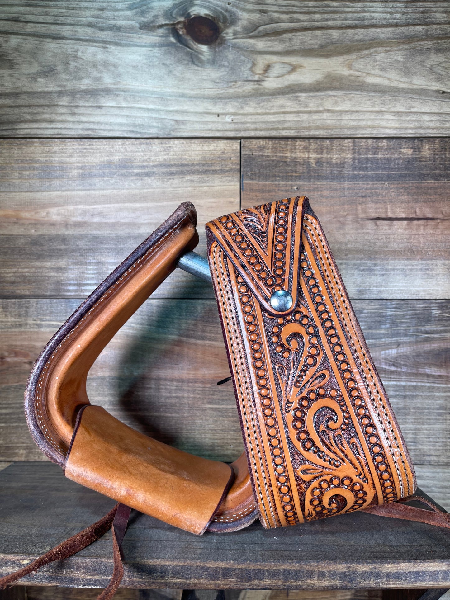 Tooled Stirrups