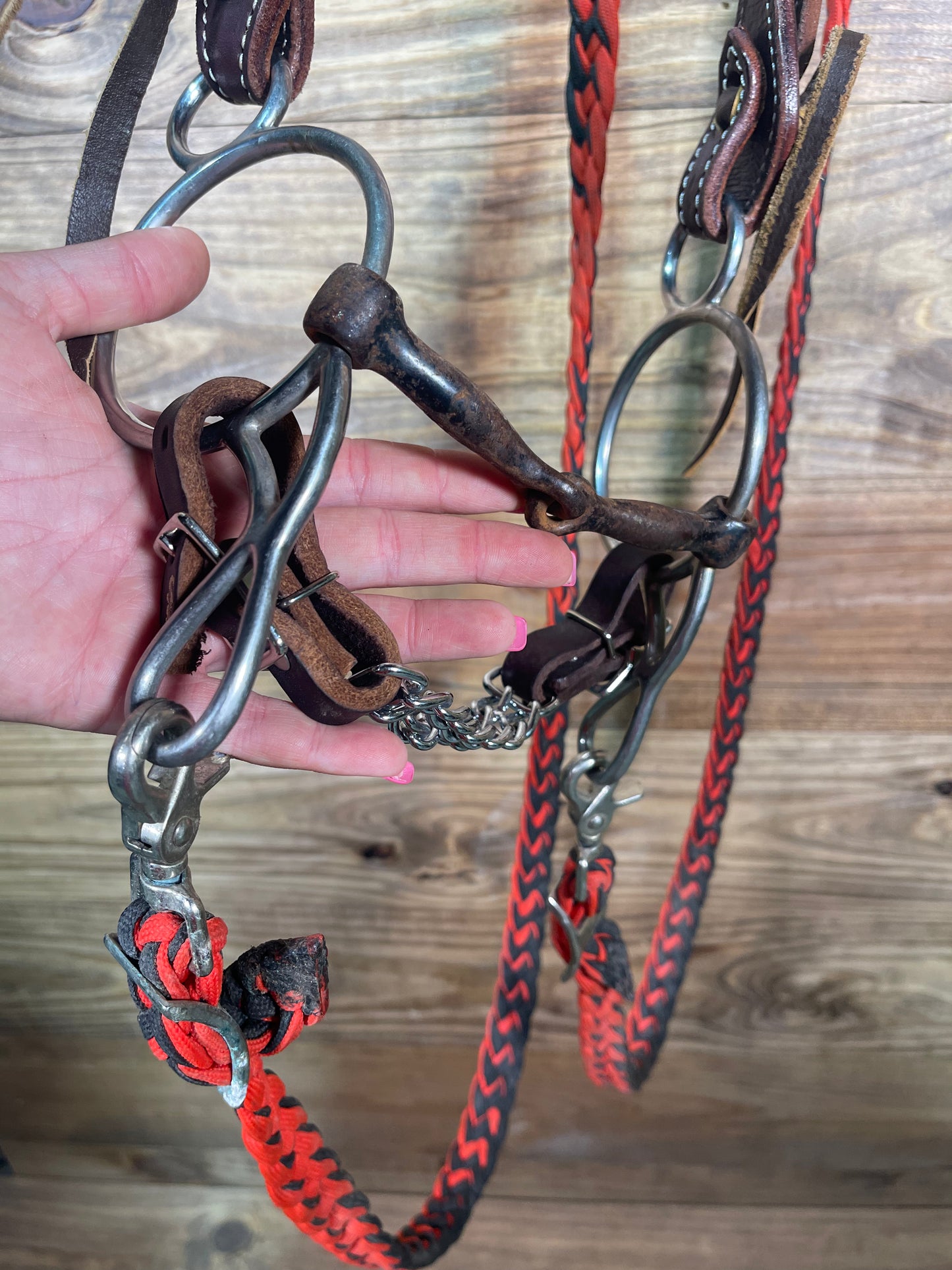 Curbed O-Ring Snaffle USEDTACK37