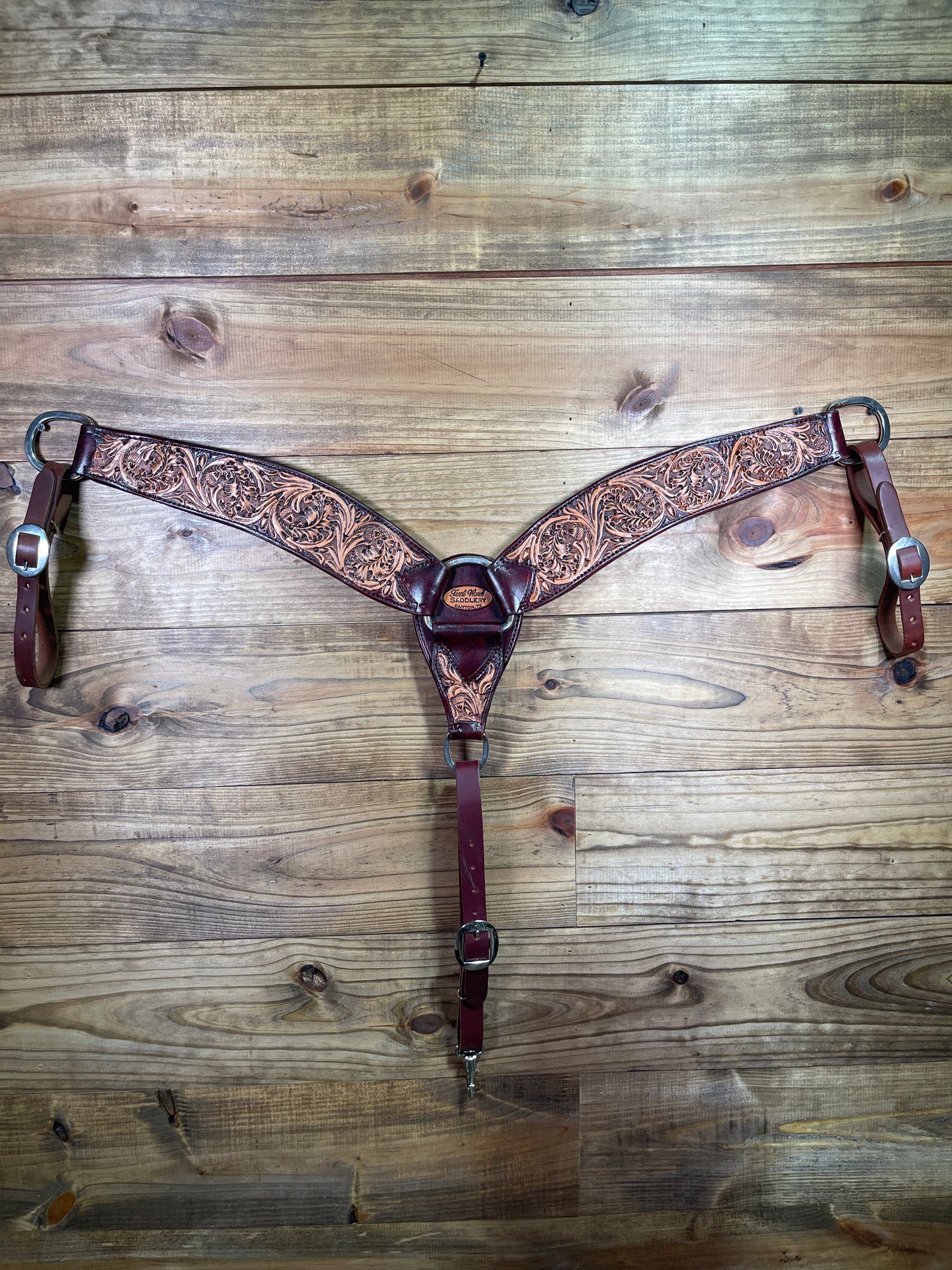 3 Piece 3" Fully Tooled Breast Collars