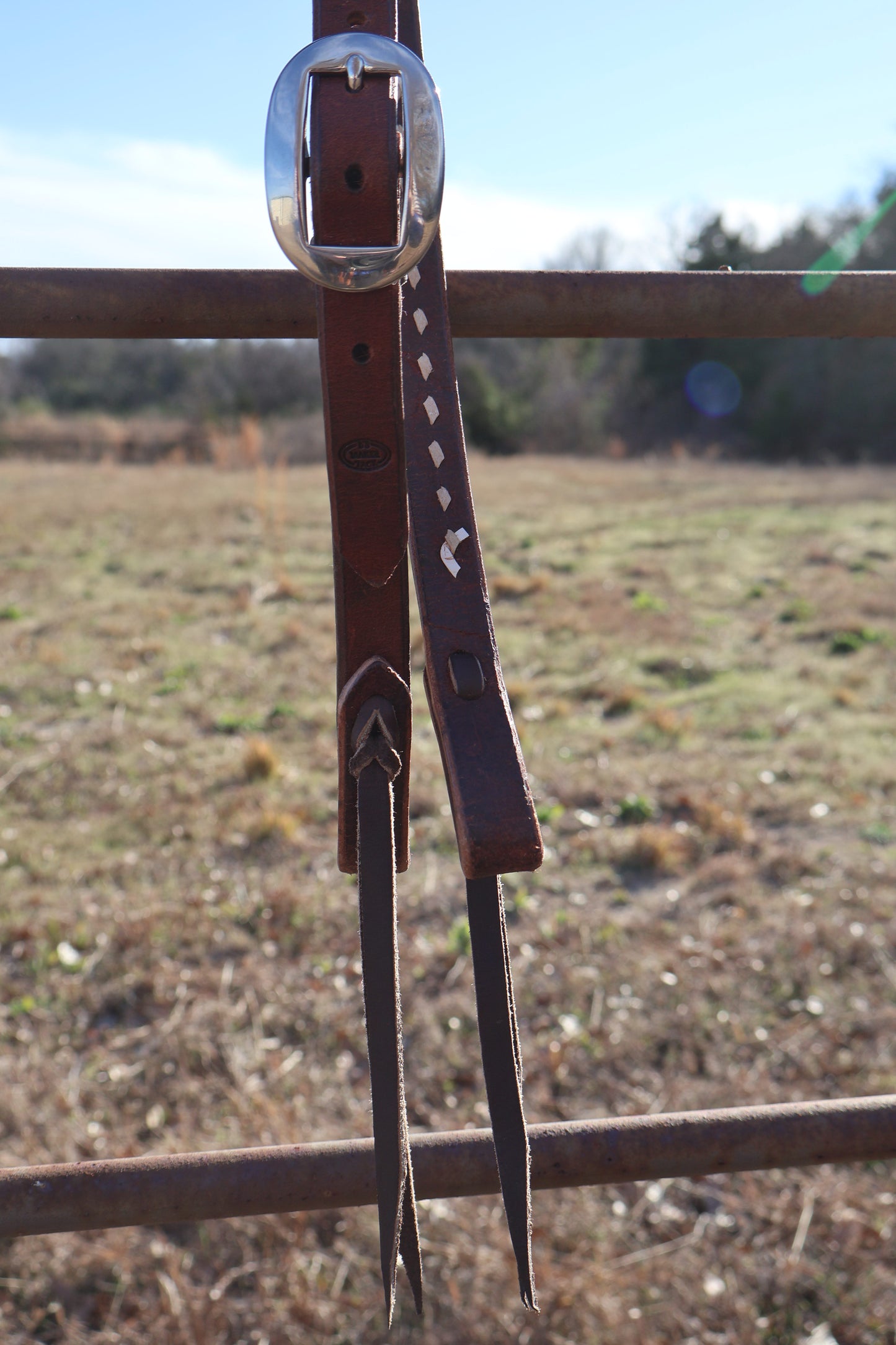 04 Headstall Dark oil & Buckstitch