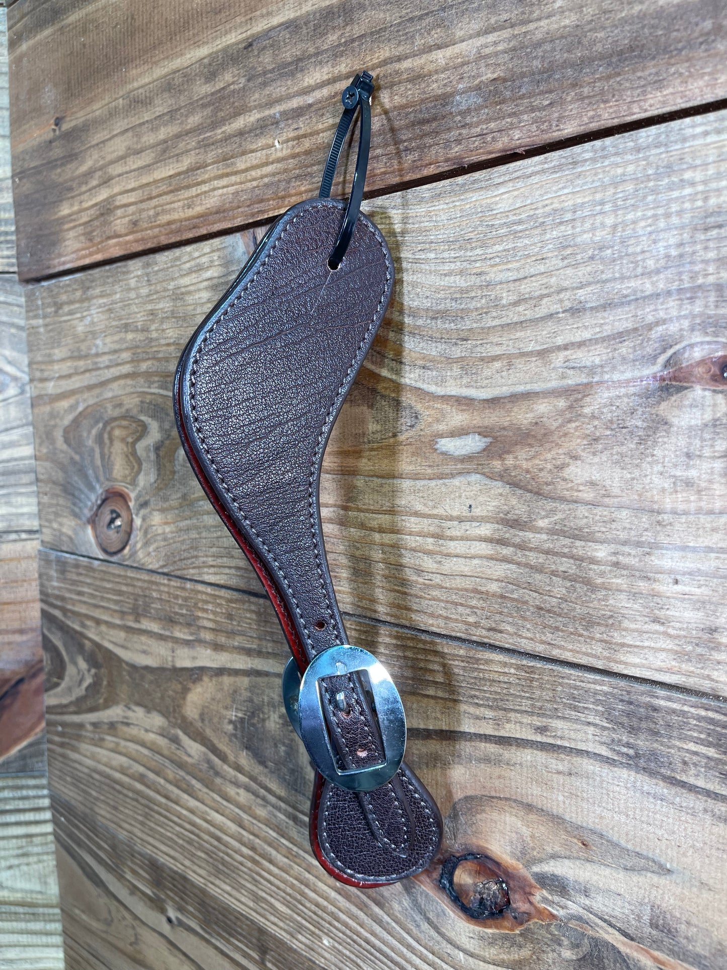 Exotic Leather Spur Straps