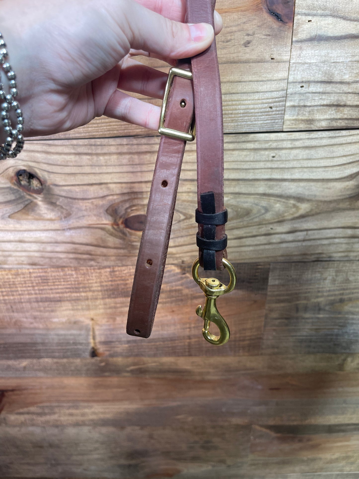 Cheaney 5/8" Roping Rein w/ Snap