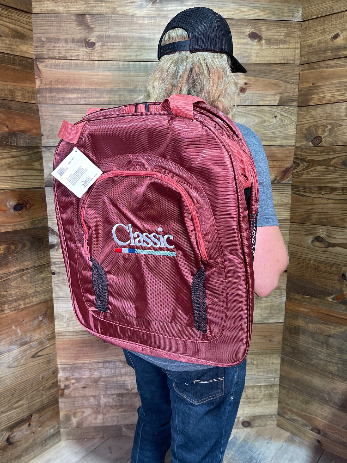Classic Super Deluxe Rope Bag Red