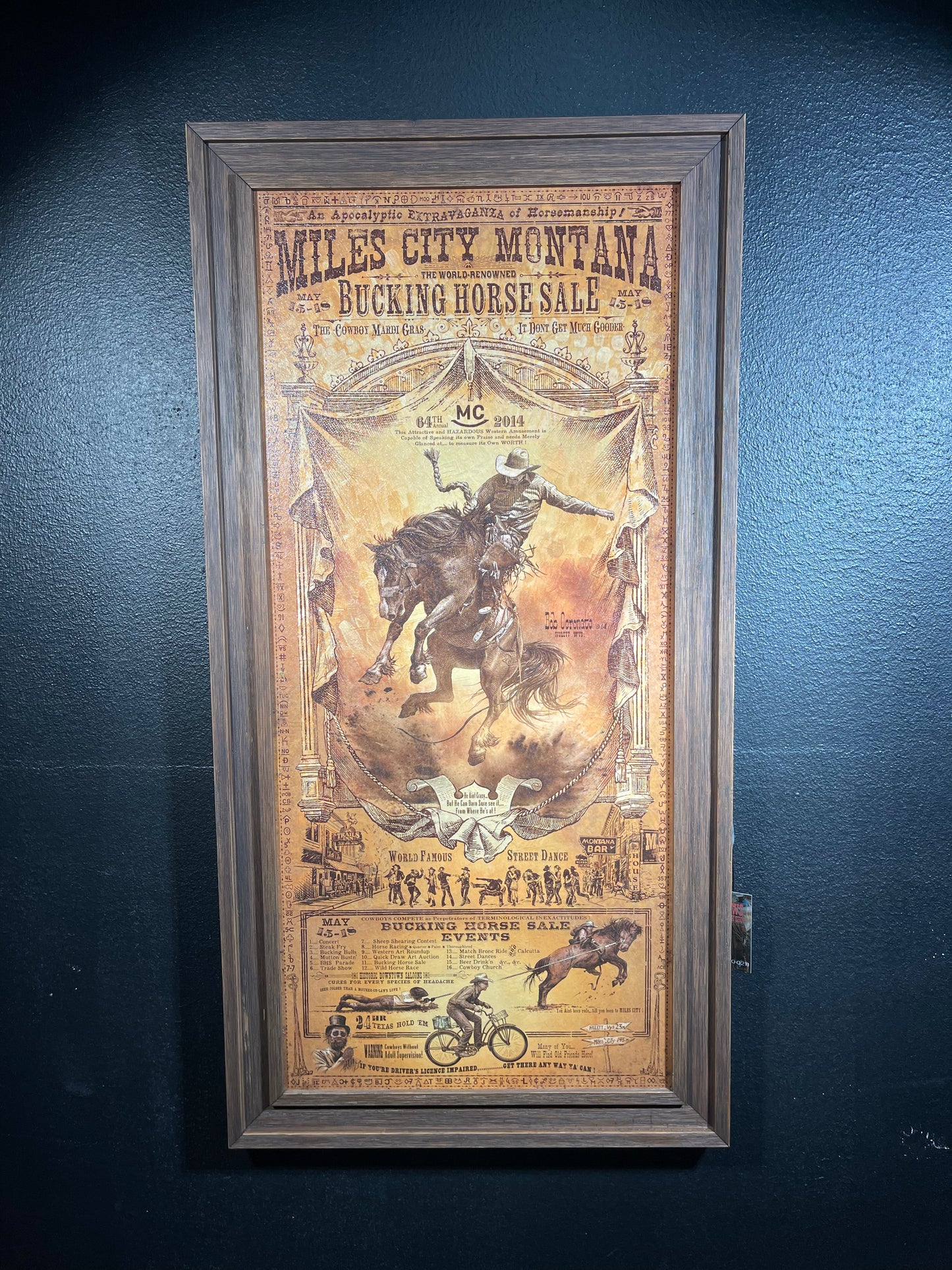 Bucking Horse- 18x39
