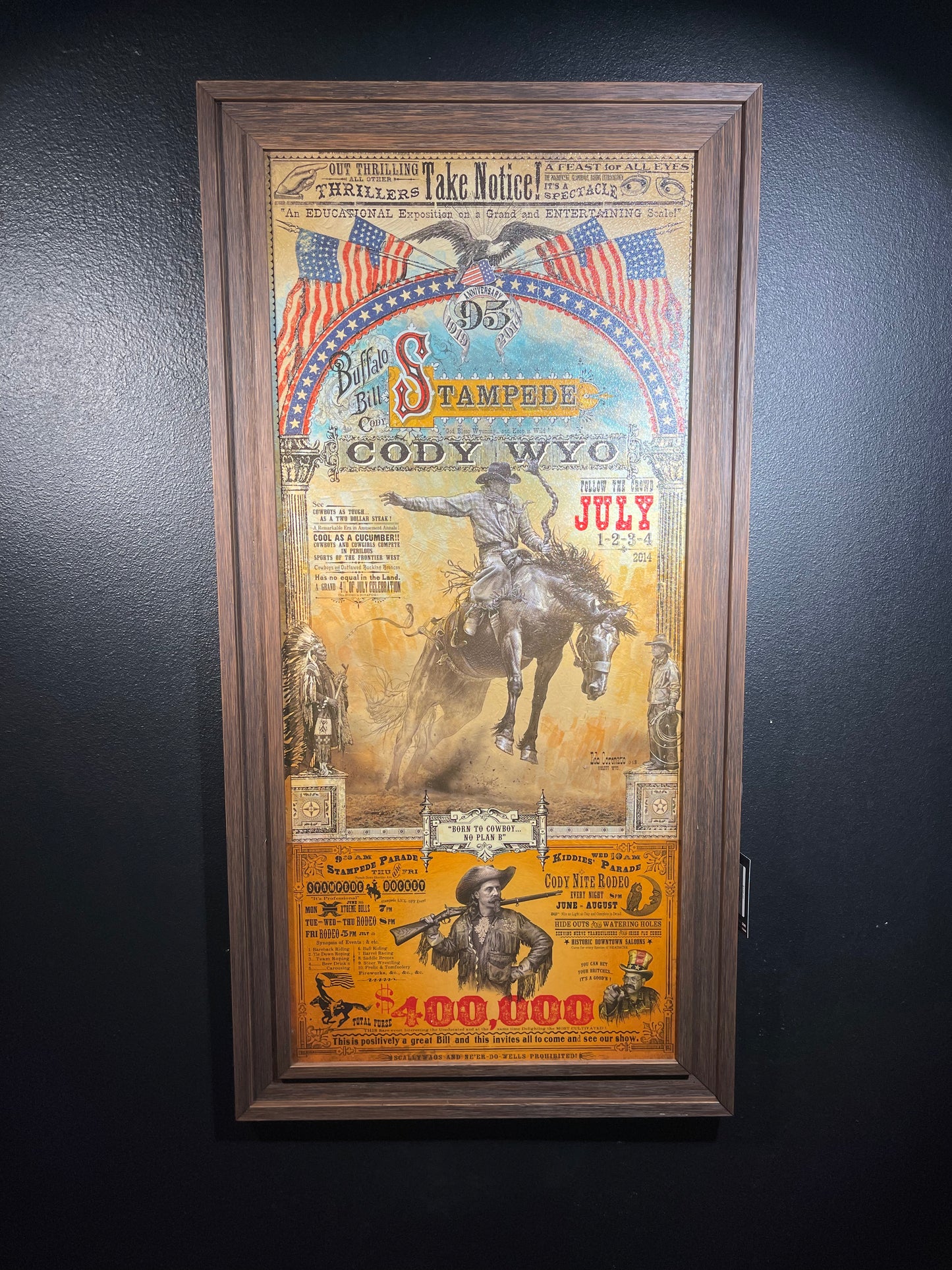 Buffalo Bill Cody Wyoming- 18x39