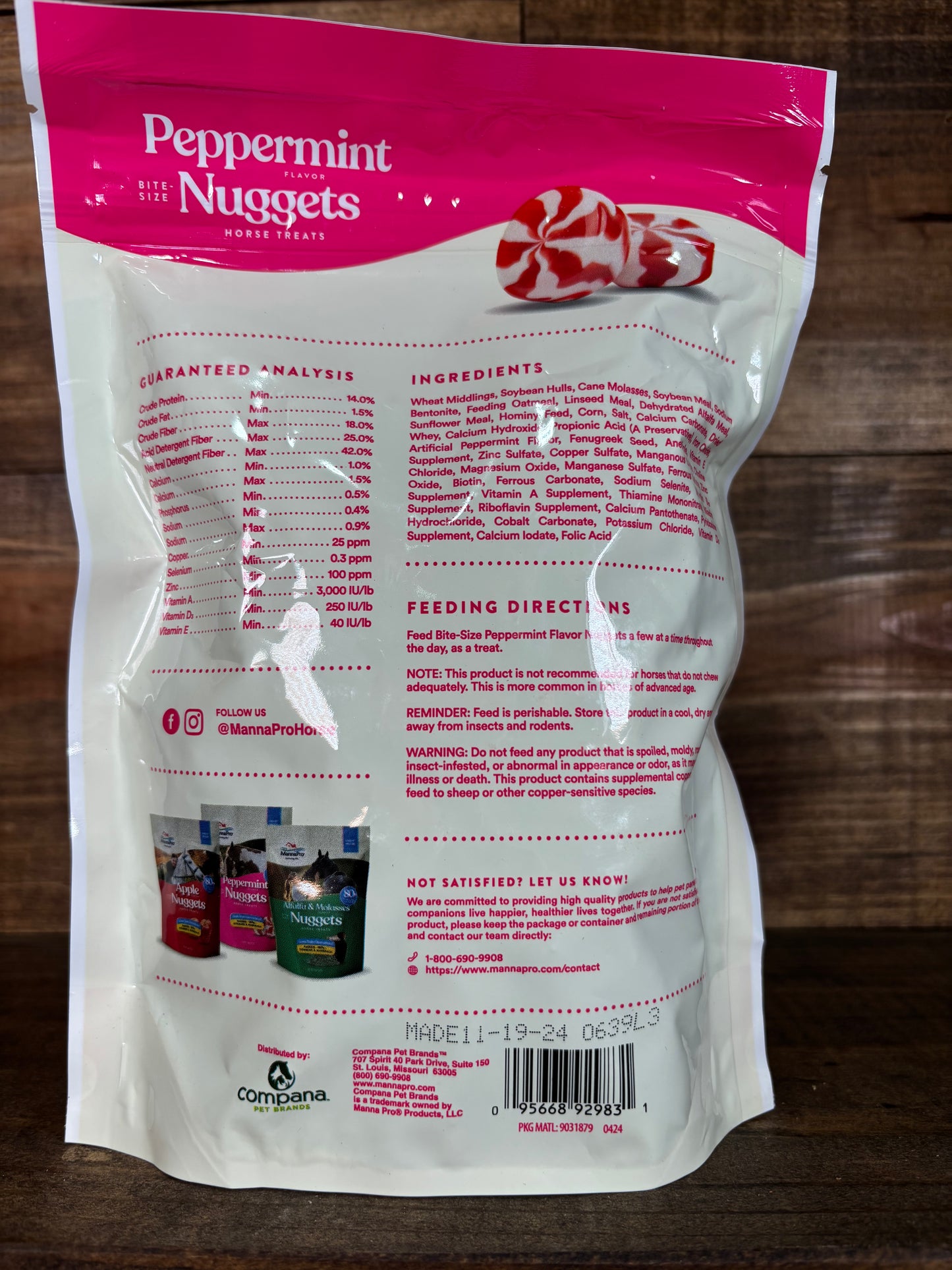 MannaPro Peppermint Flavored Nuggets