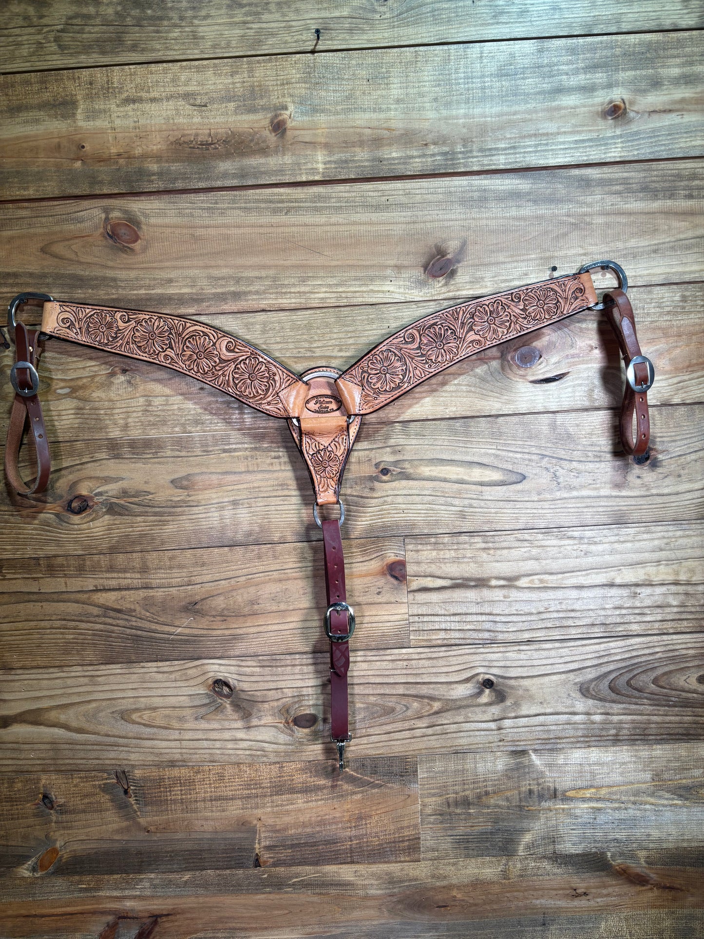 3 Piece 3" Fully Tooled Breast Collars