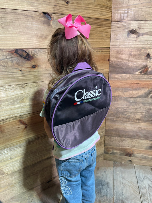 Classic Kid Rope Bag Purple & Black