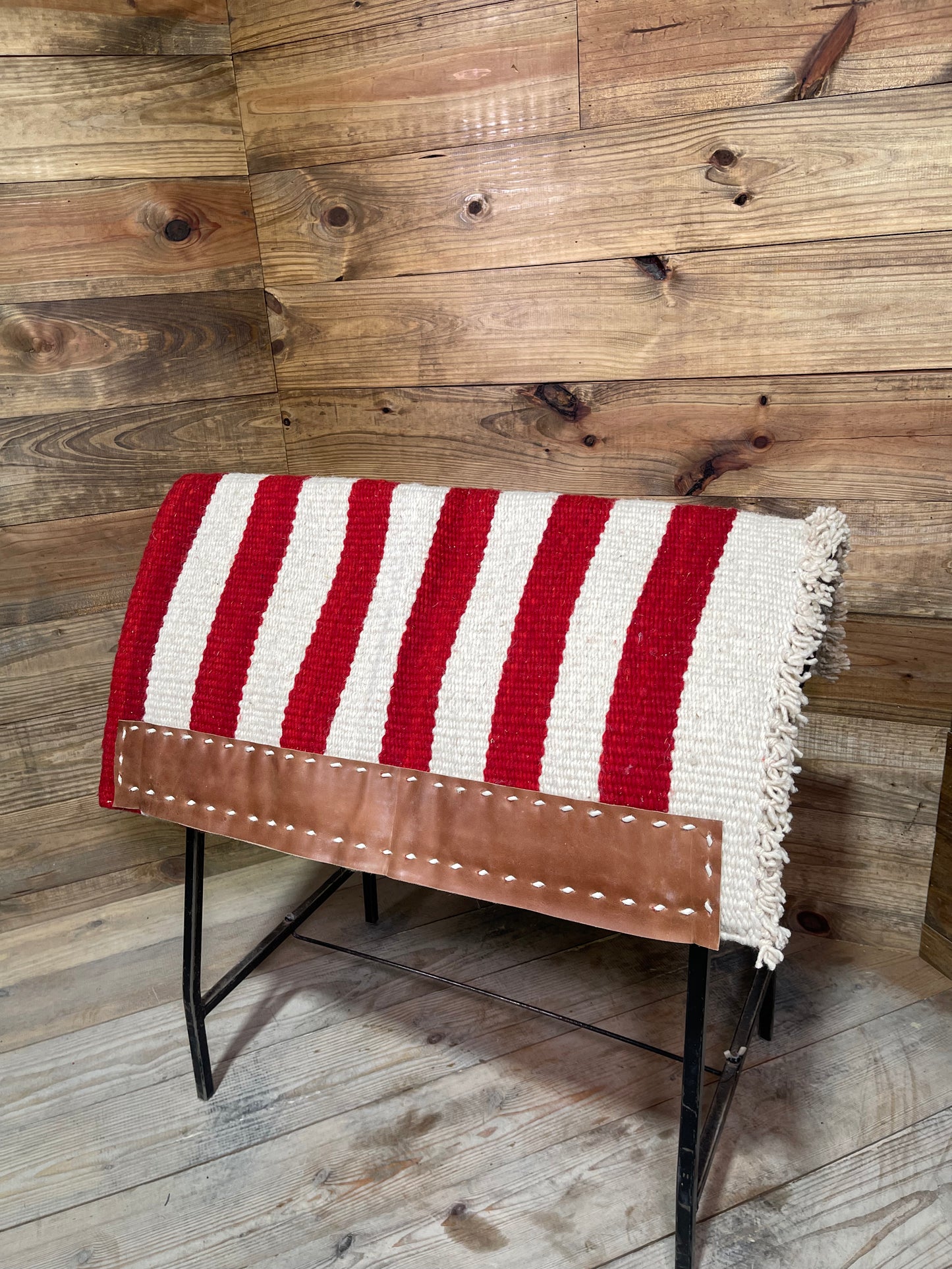 Casa Zea Red & White Navajo Pad