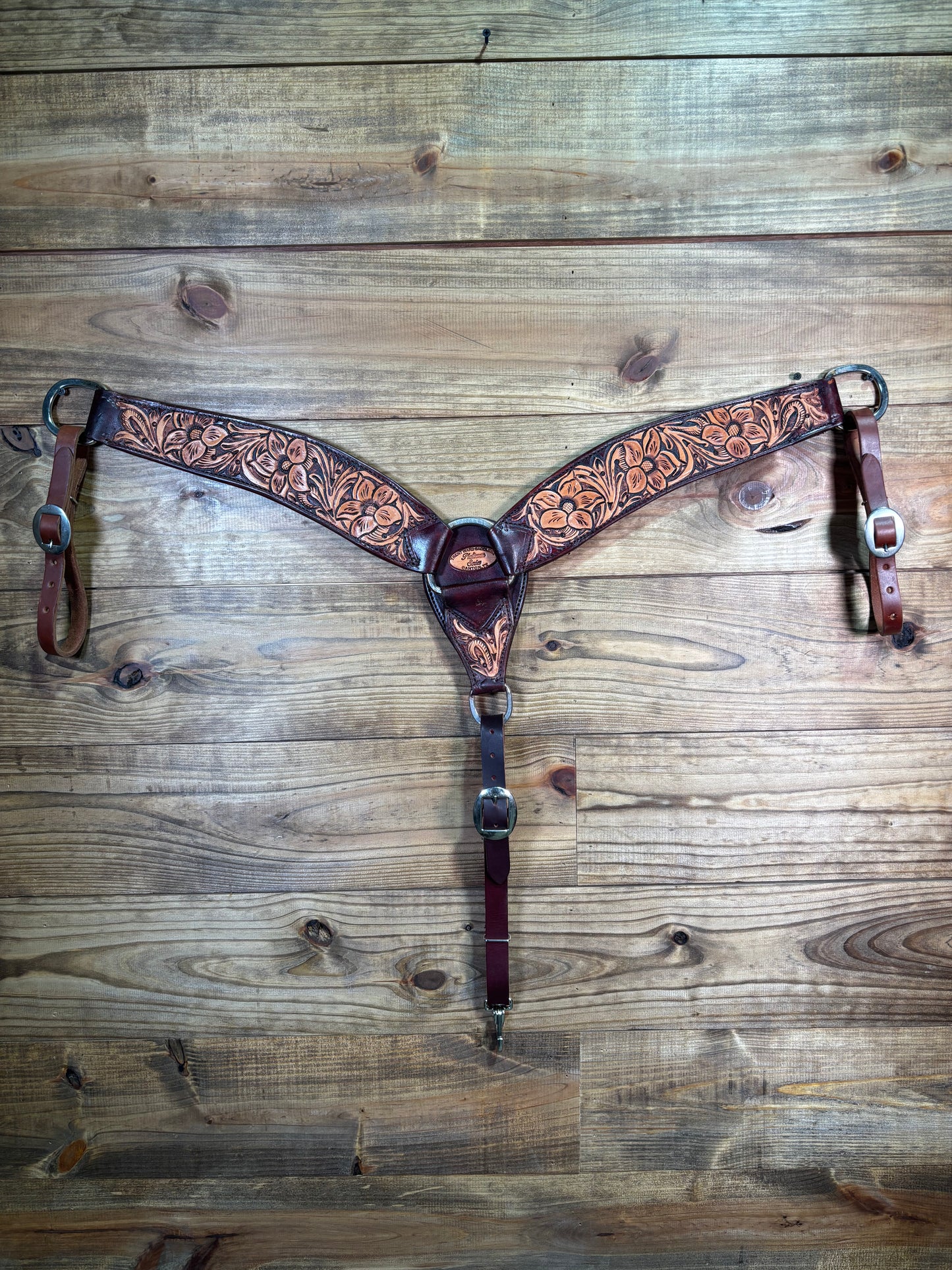3 Piece 3" Fully Tooled Breast Collars