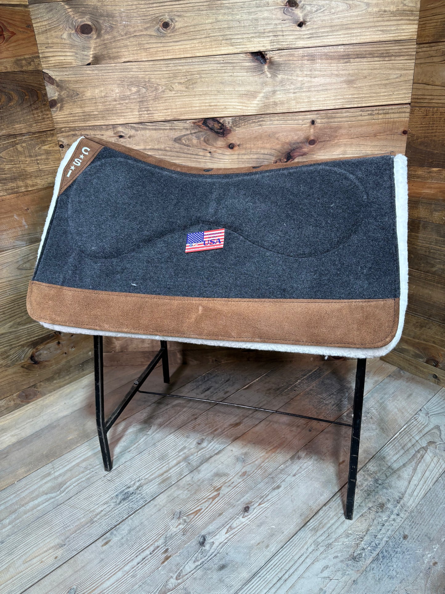 CSI Gray Standard Western Cut Saddle Pad