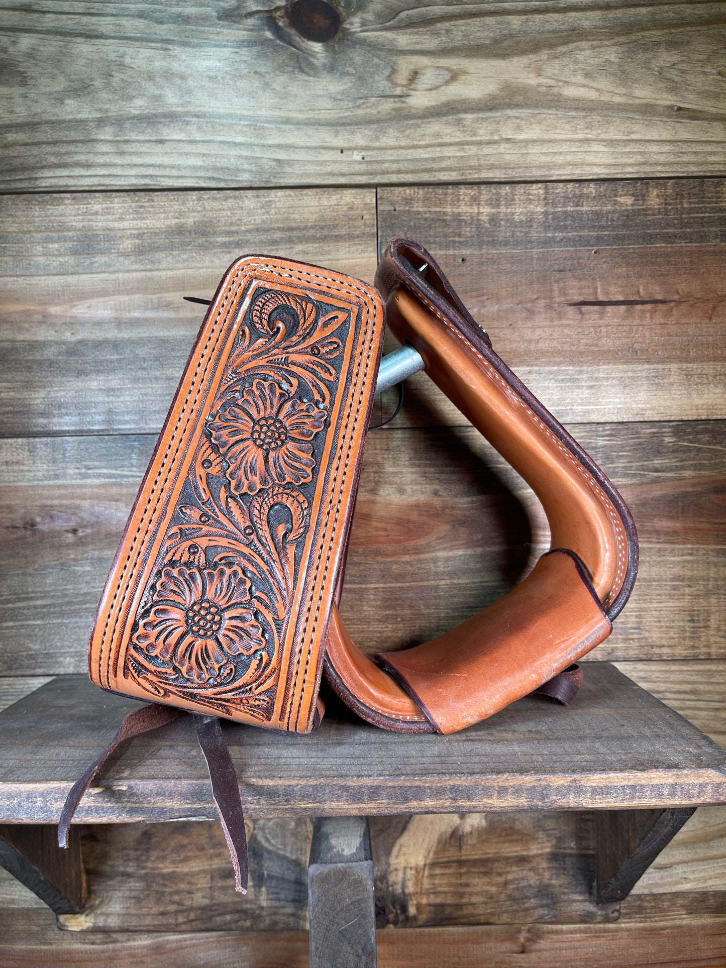 Stirrup Tooling #18 Antique & Dyed