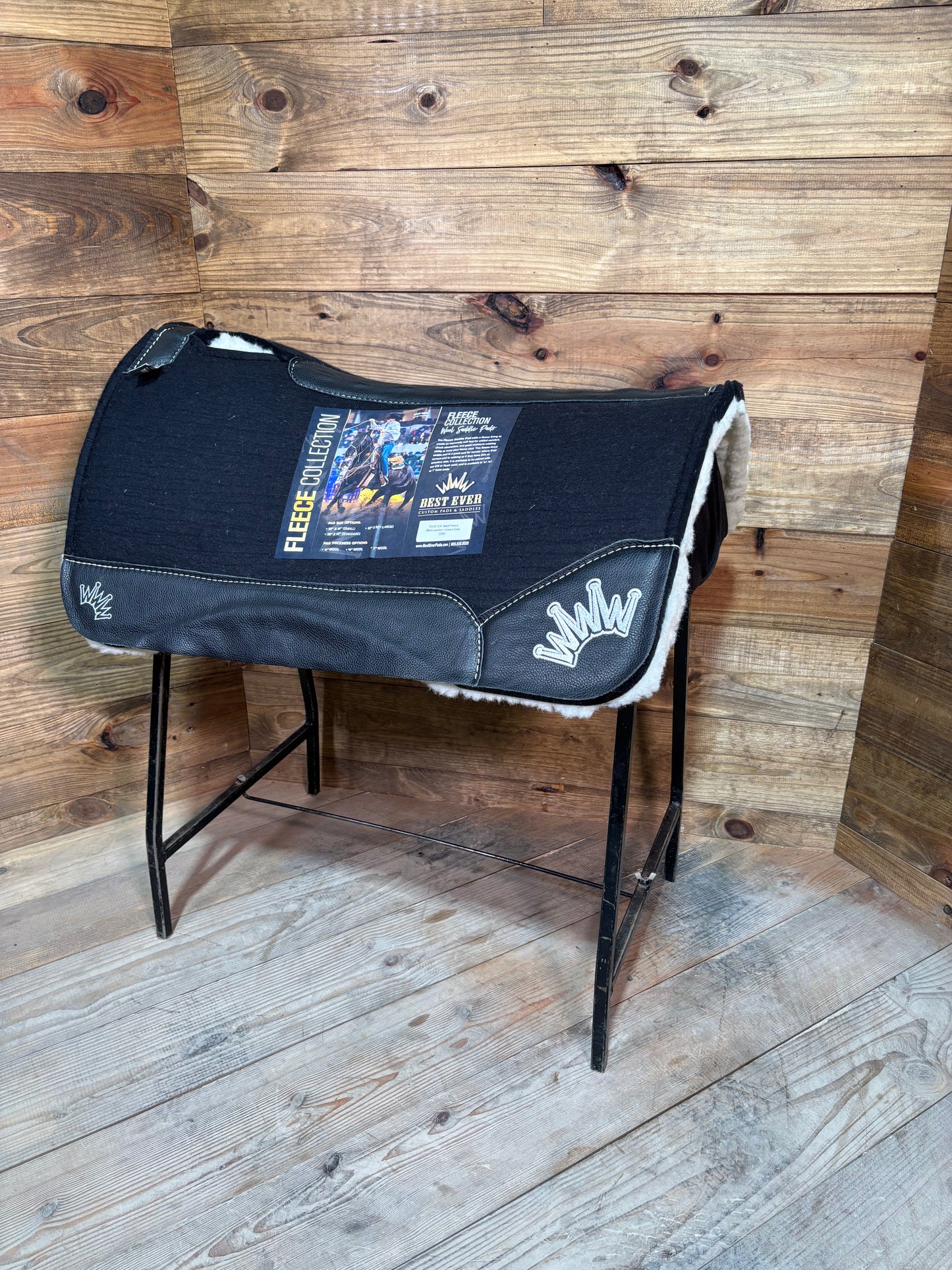 Best Ever 32X32 & 3/4" Black Fleece