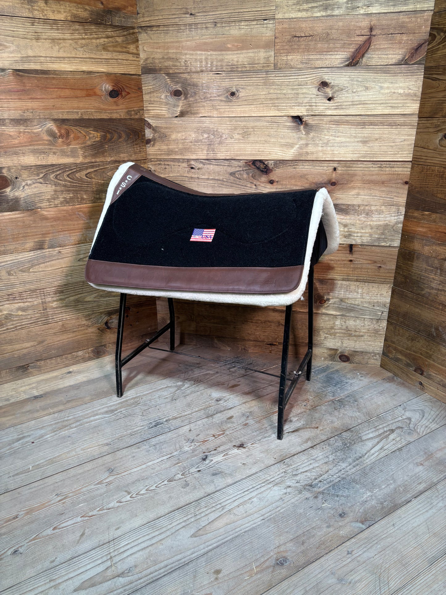 CSI Black Standard Western Cut Saddle Pad