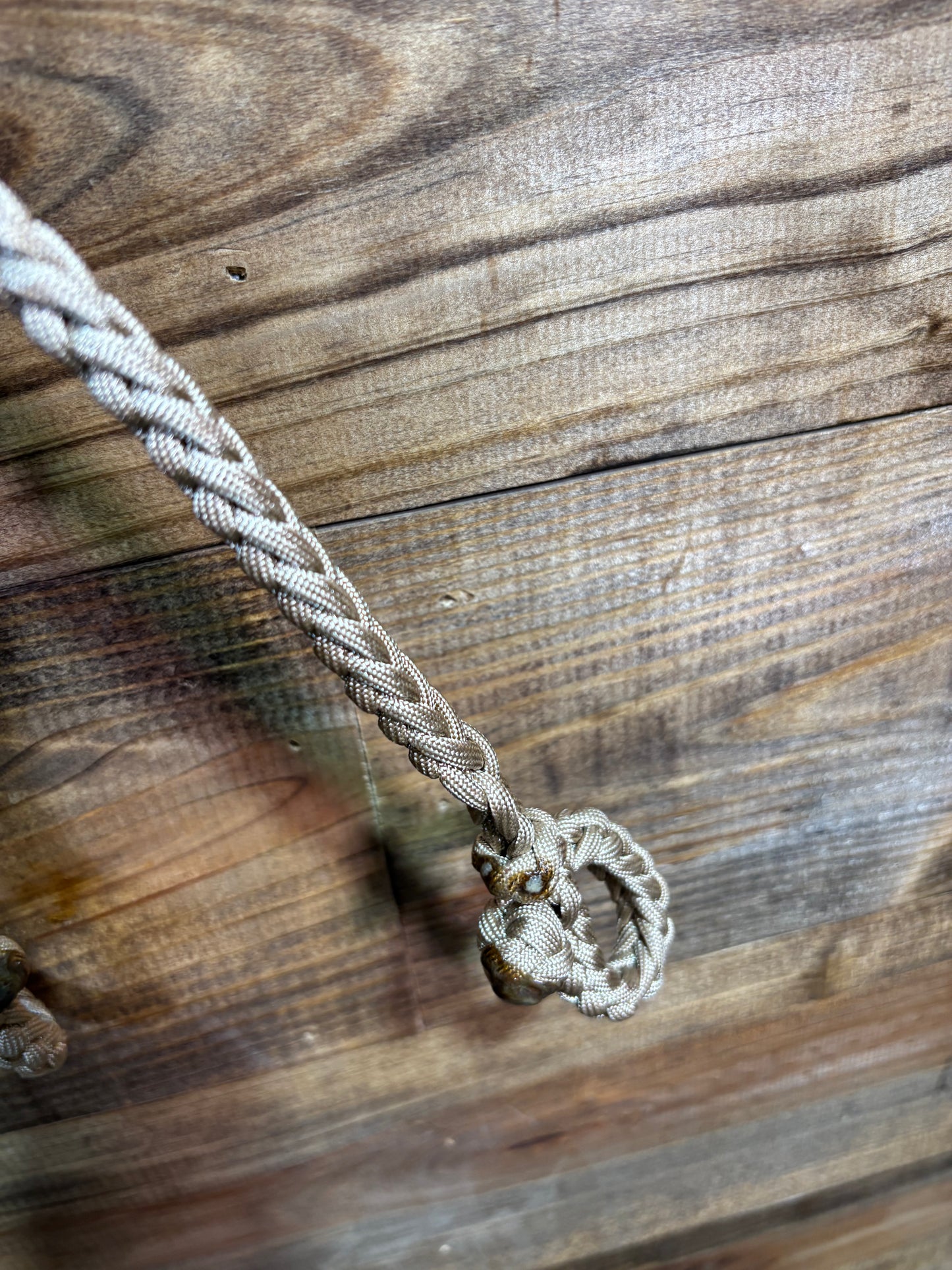 Joe Hipp Tan Braided Roping Reins