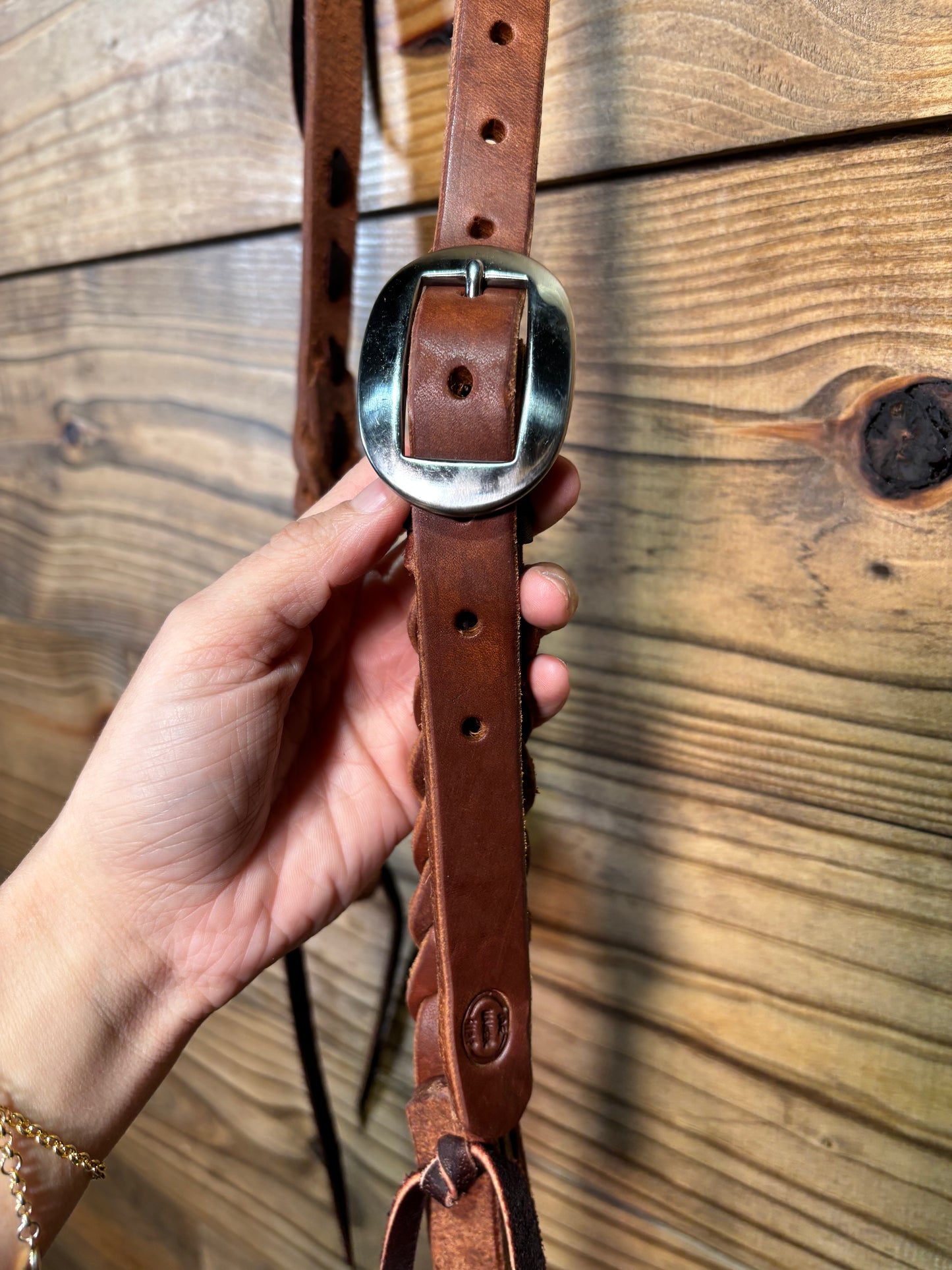 Joe Hipp Blood Knot Sides String Ear Tie Ends Headstall