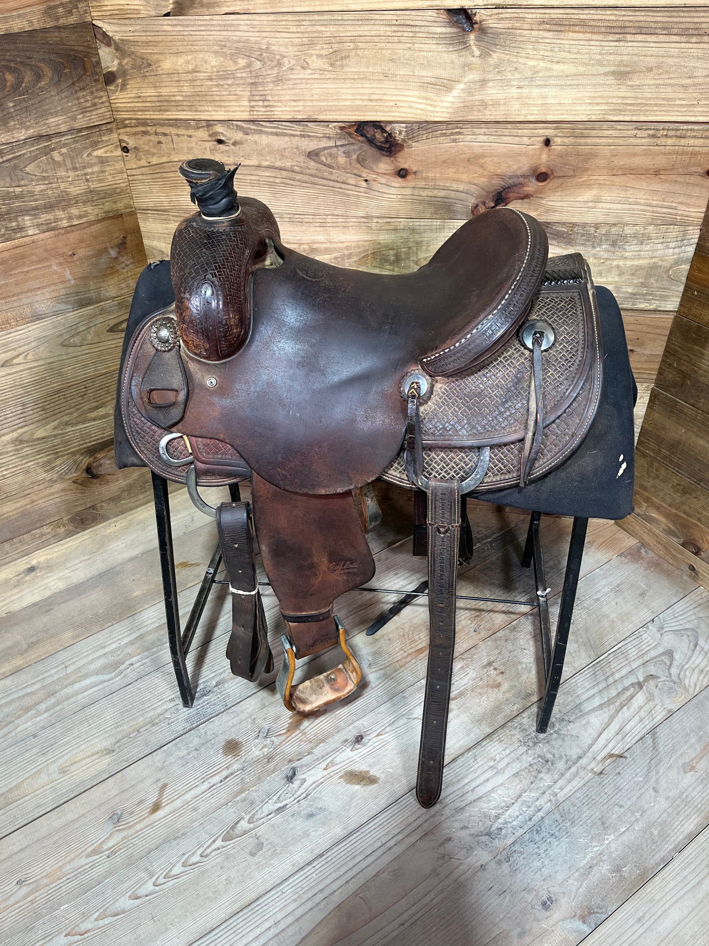 Jeff Smith Ranch Saddle ISUSED1745