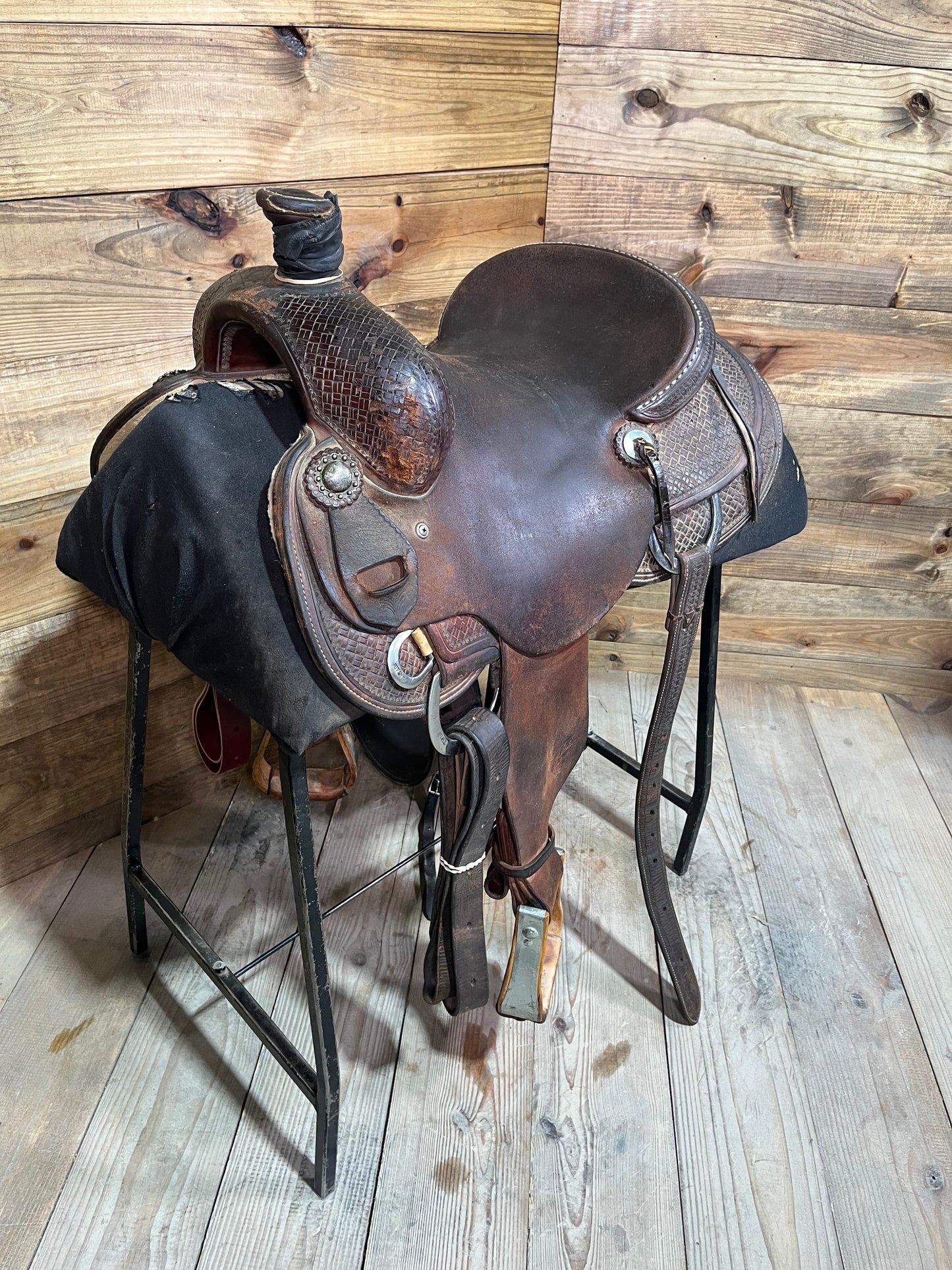 Jeff Smith Ranch Saddle ISUSED1745
