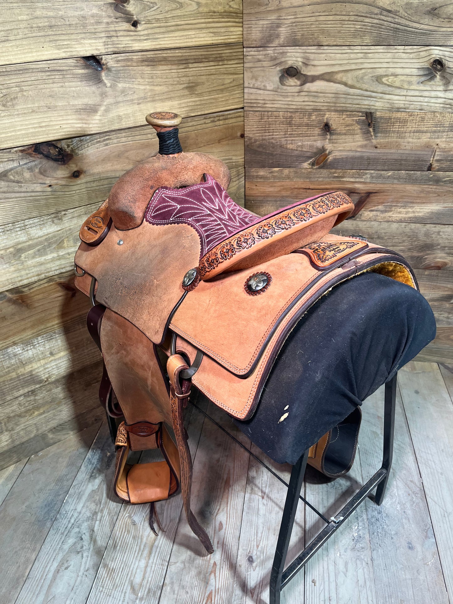 DEMO Trent Ward Saddlery Platinum Roper ISUSED1818