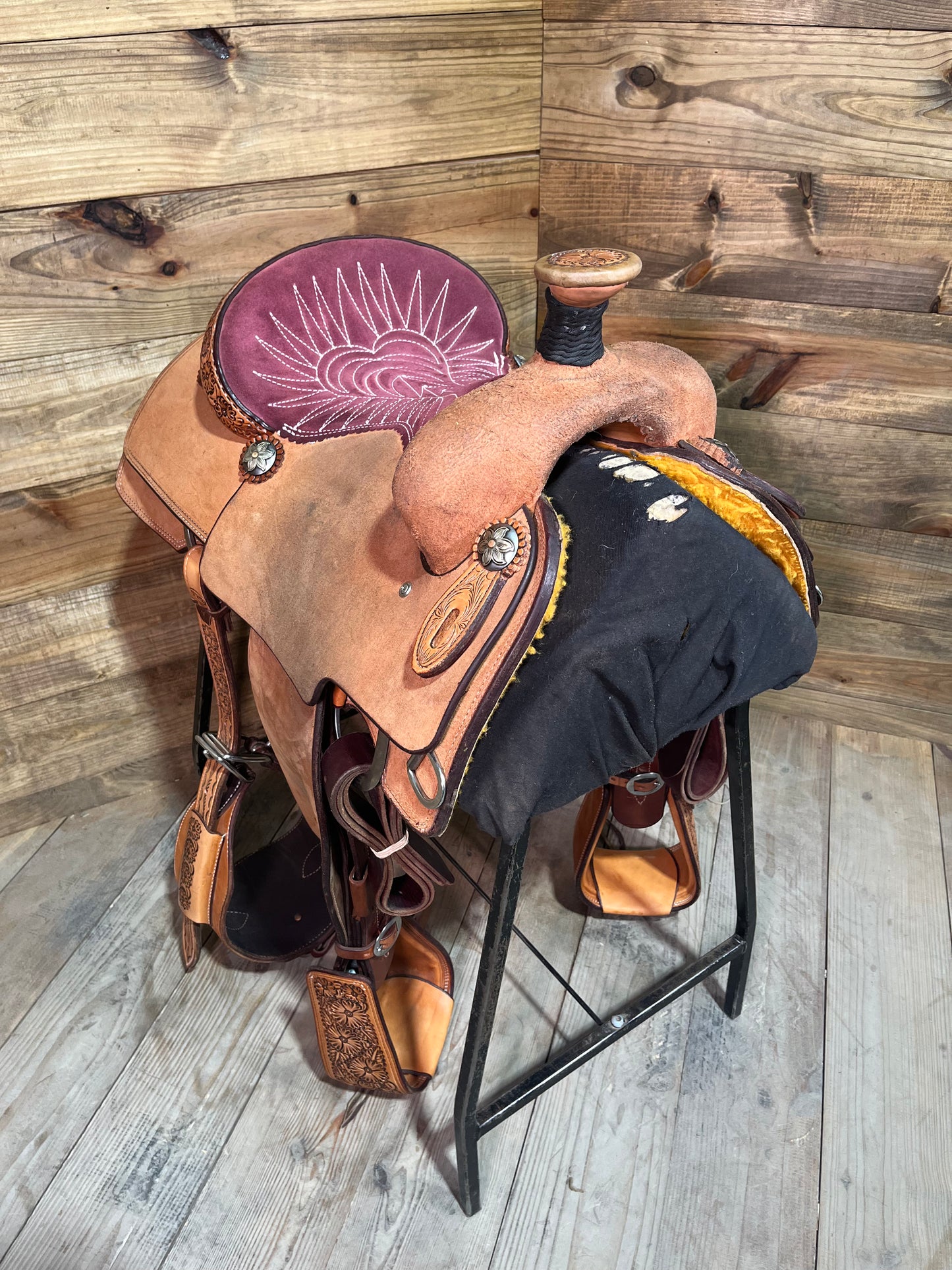 DEMO Trent Ward Saddlery Platinum Roper ISUSED1818