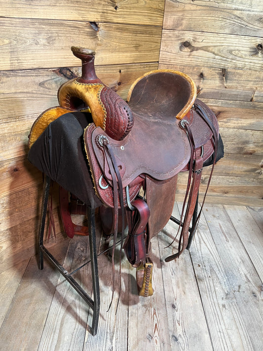 16” Jack Foster Ranch Saddle ISUSED2518