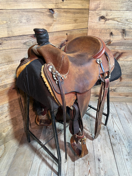 15 1/2” Richardson Custom Leather Rancher ISUSED2525